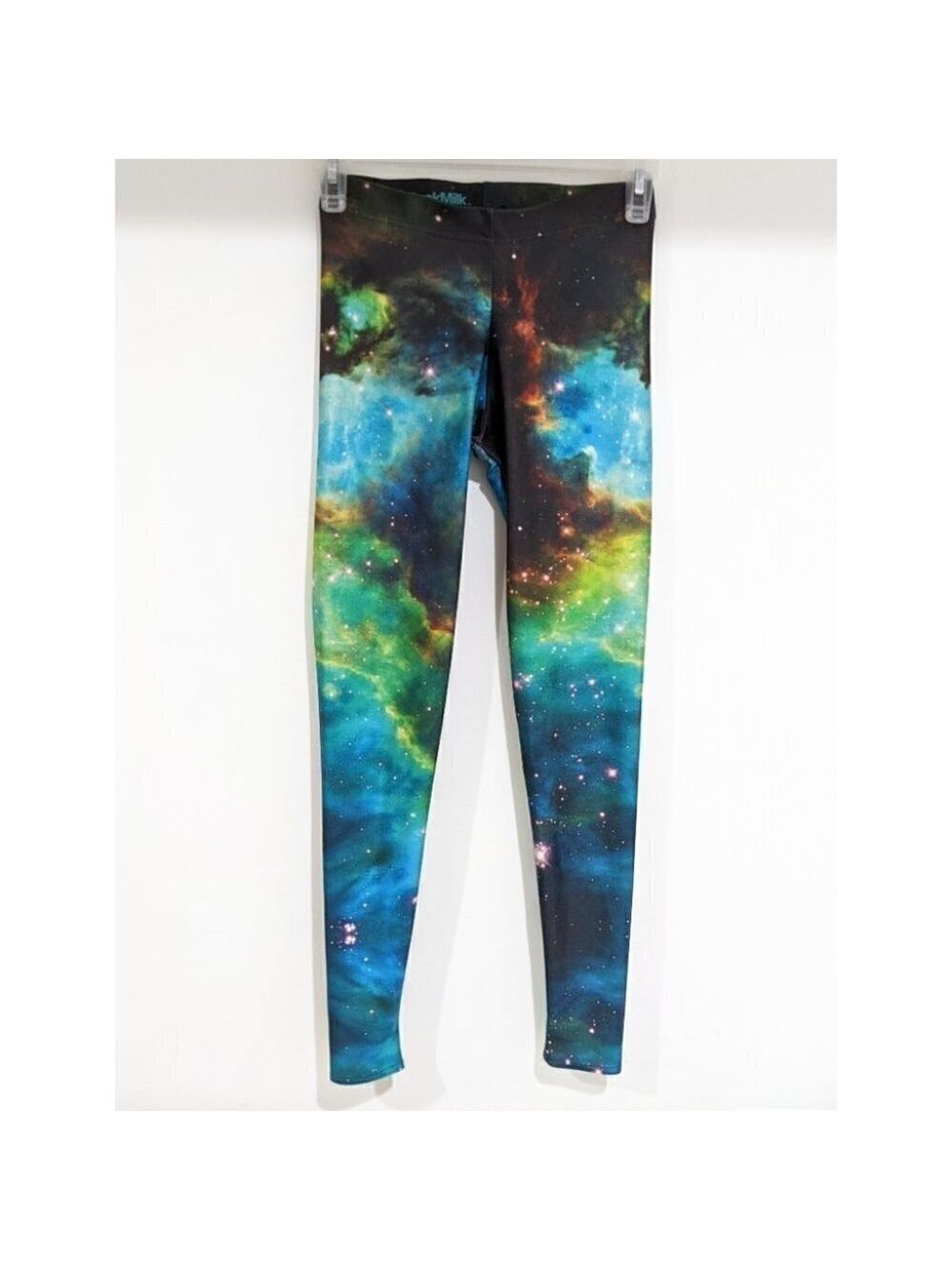 Blackmilk | Galaxy Green Leggings